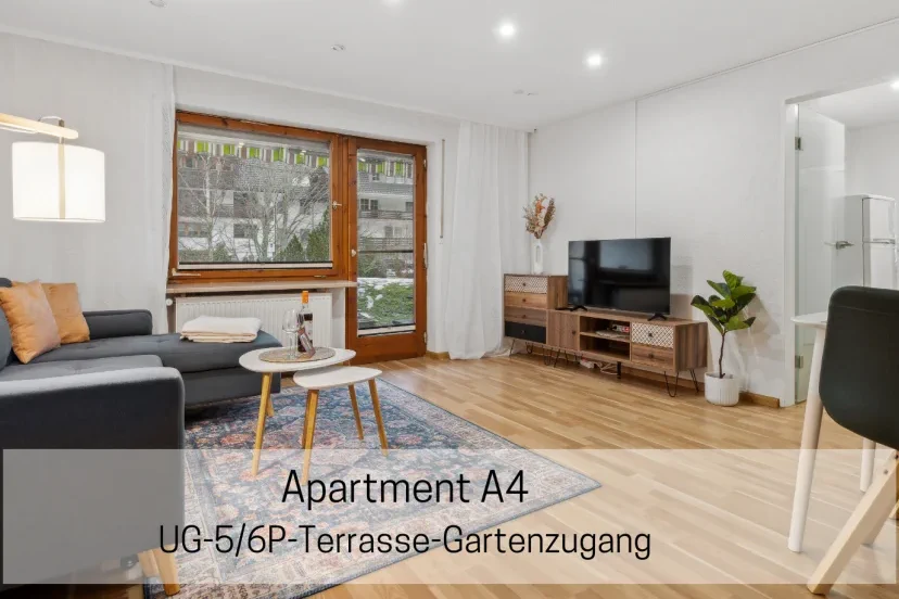 Apartment A4 mit Terasse und Gartenzugang