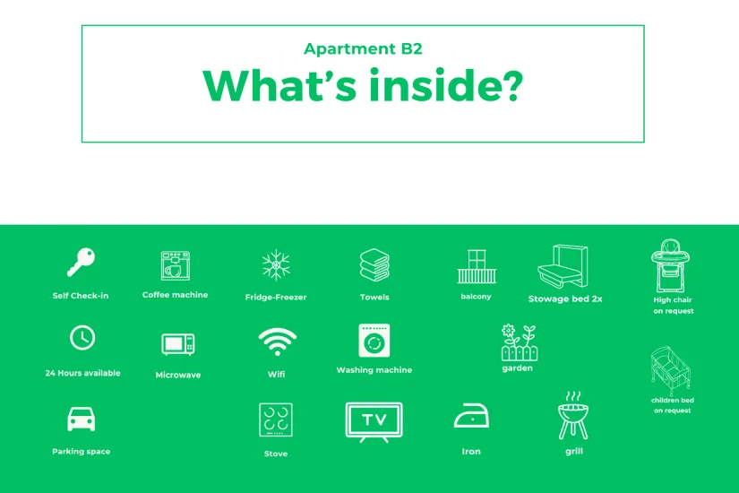 Apartment B2 Ausstattung