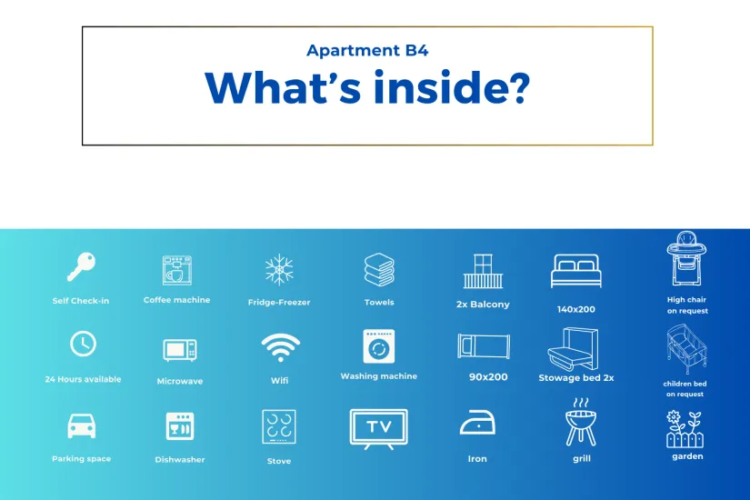 Apartment A6 Ausstattung