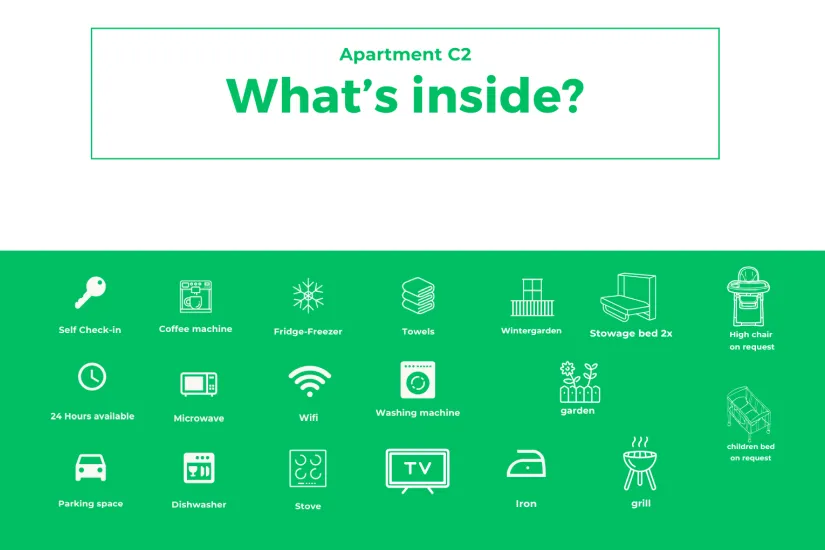 Apartment C2 Ausstattung