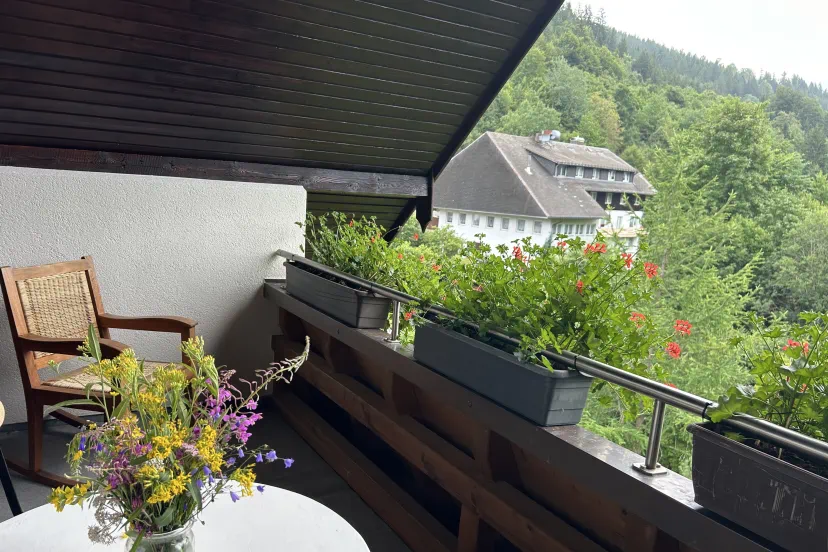 Apartment schwalbennest Balkon