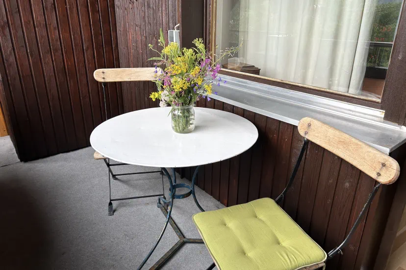 Apartment schwalbennest Balkon